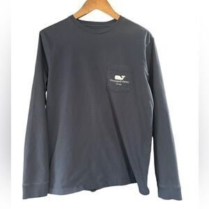 Vineyard Vines Chicago Long Sleeve T-Shirt - Womens Size Small - Navy Blue